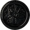Ekena Millwork Emeryville Ceiling Medallion, Hand-Painted Black Pearl, 16 7/8"OD x 5/8"P CM16ERBPS - alternate 1